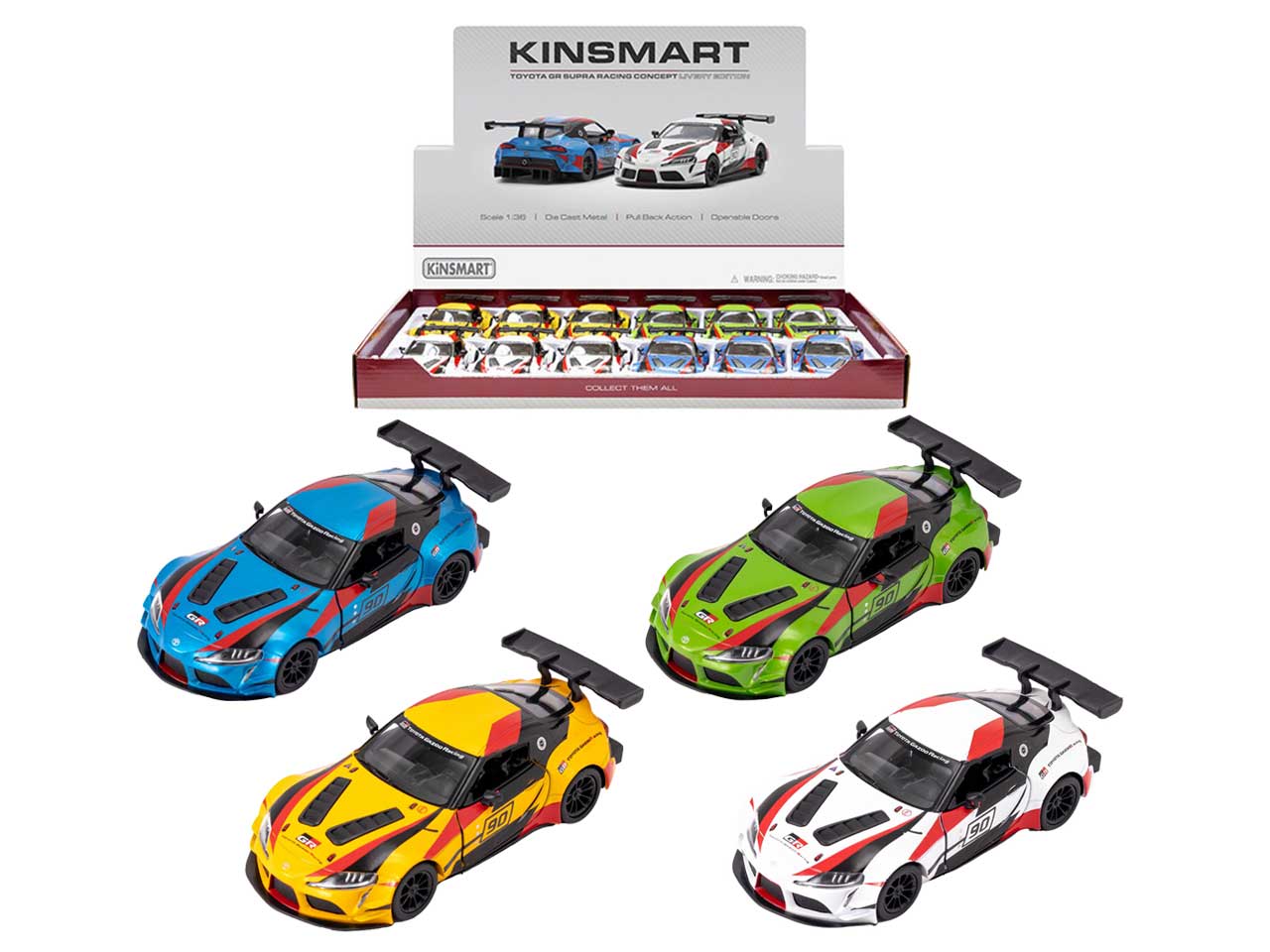 Auto toyota gr supra racing 1:36 89540