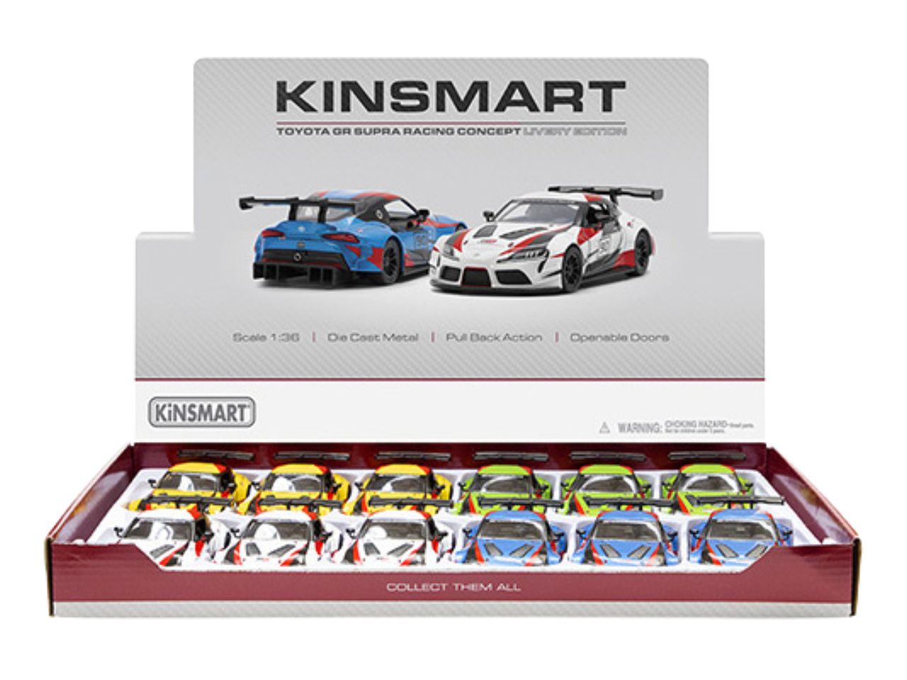 Auto toyota gr supra racing 1:36 89540