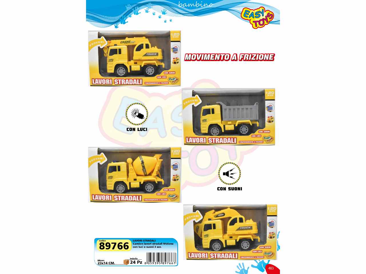 Camion lavori stradali fr.luci89766