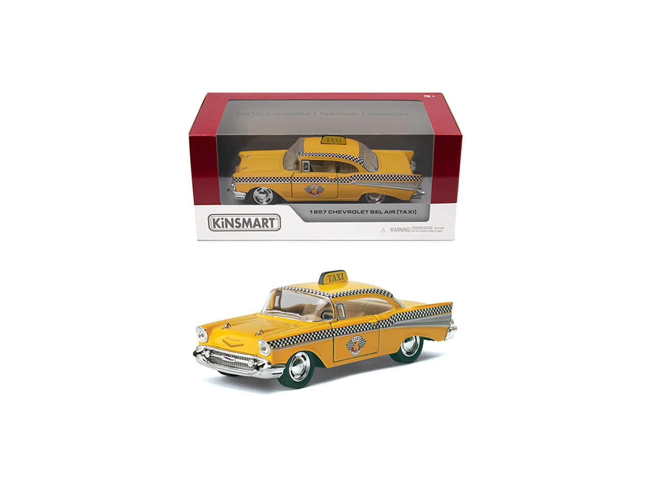 Auto in scala 1:40 1957 chevrolet bel airtaxi