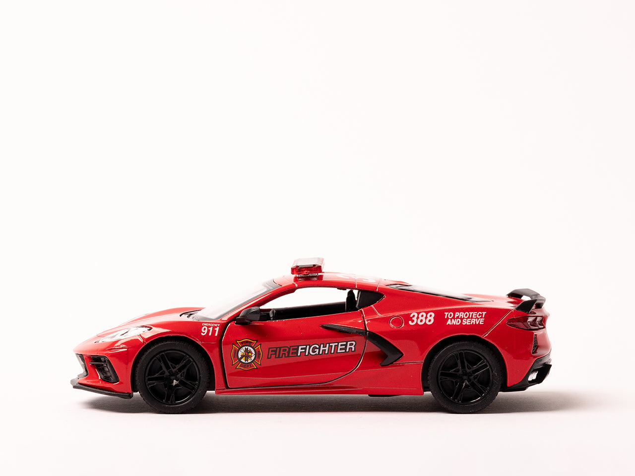 Corvette police firefighter