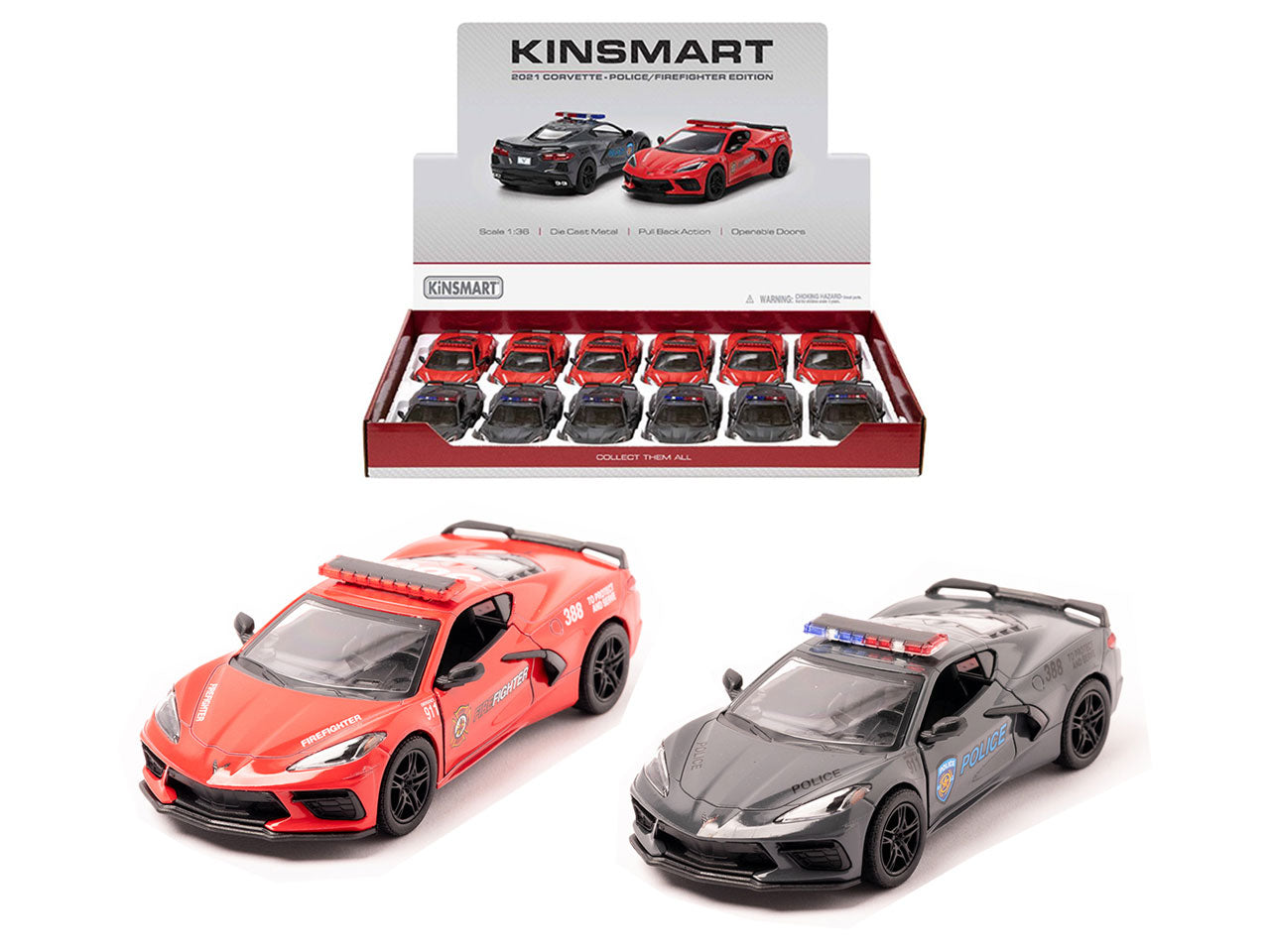 Corvette police firefighter