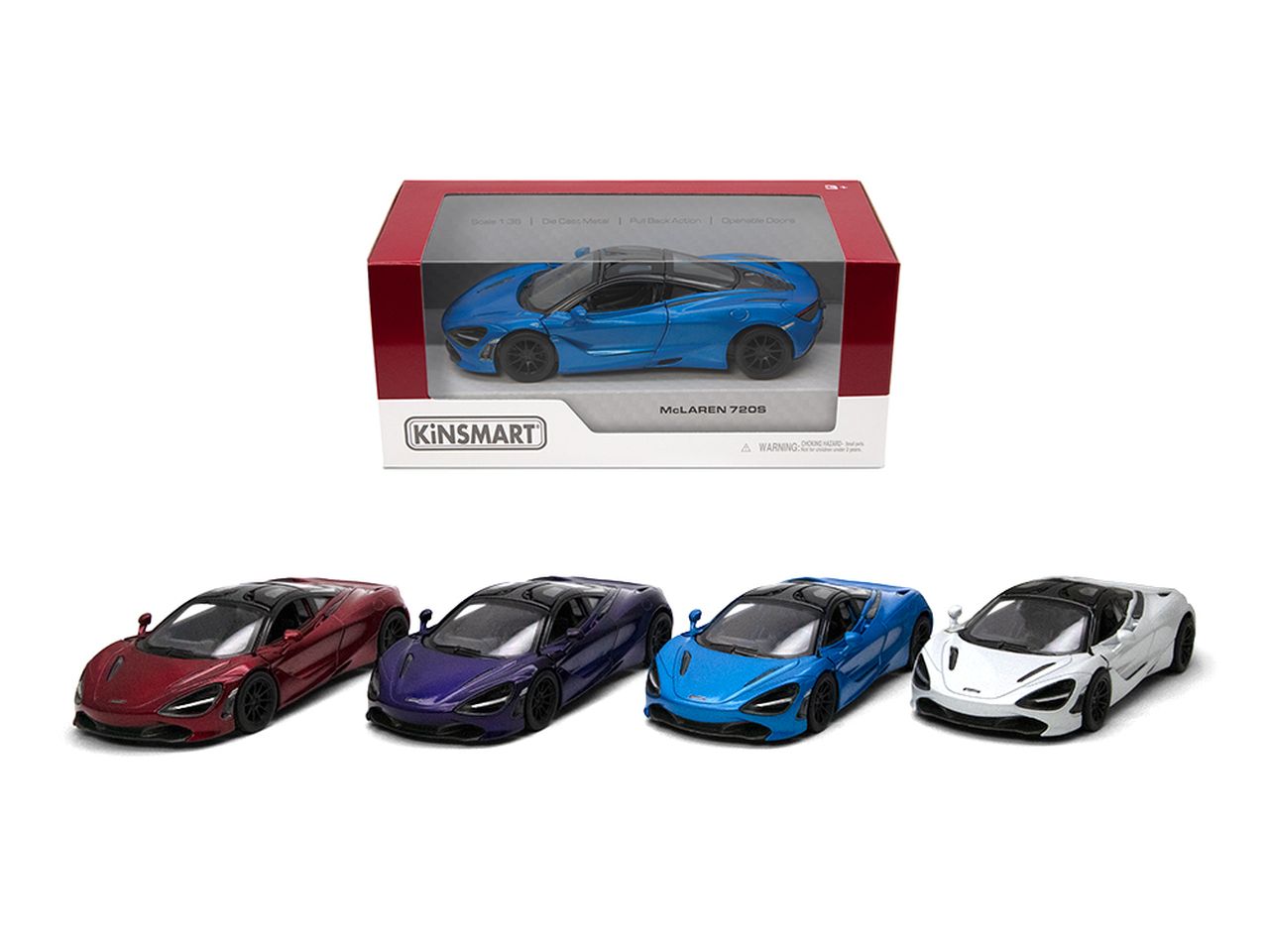 Auto in scala 1:36 mclaren 720s