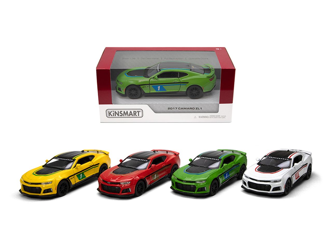 Auto in scala 1:38 2017 chevrolet camaro zl1 livery edition