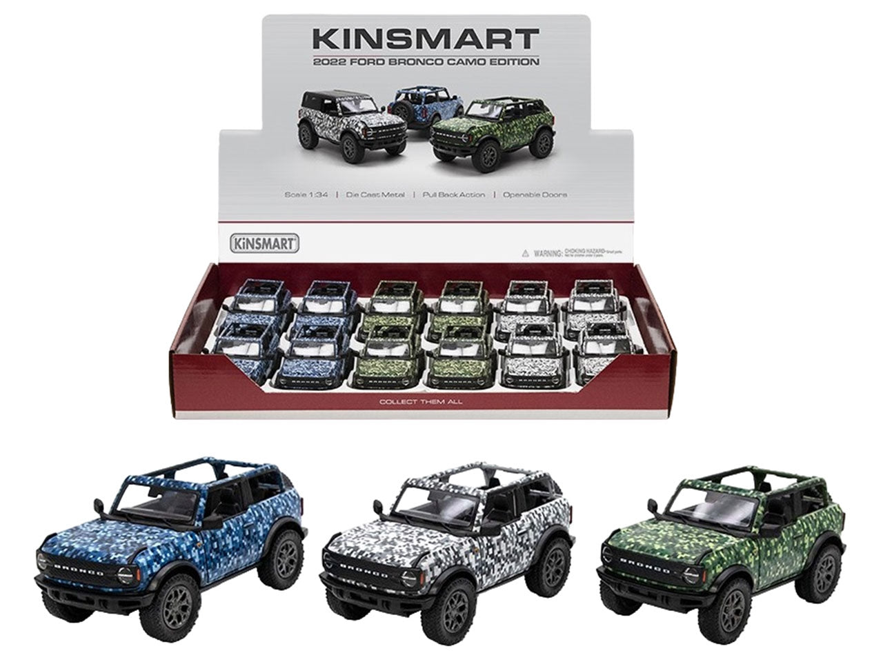 2022 ford bronco camo edition open top