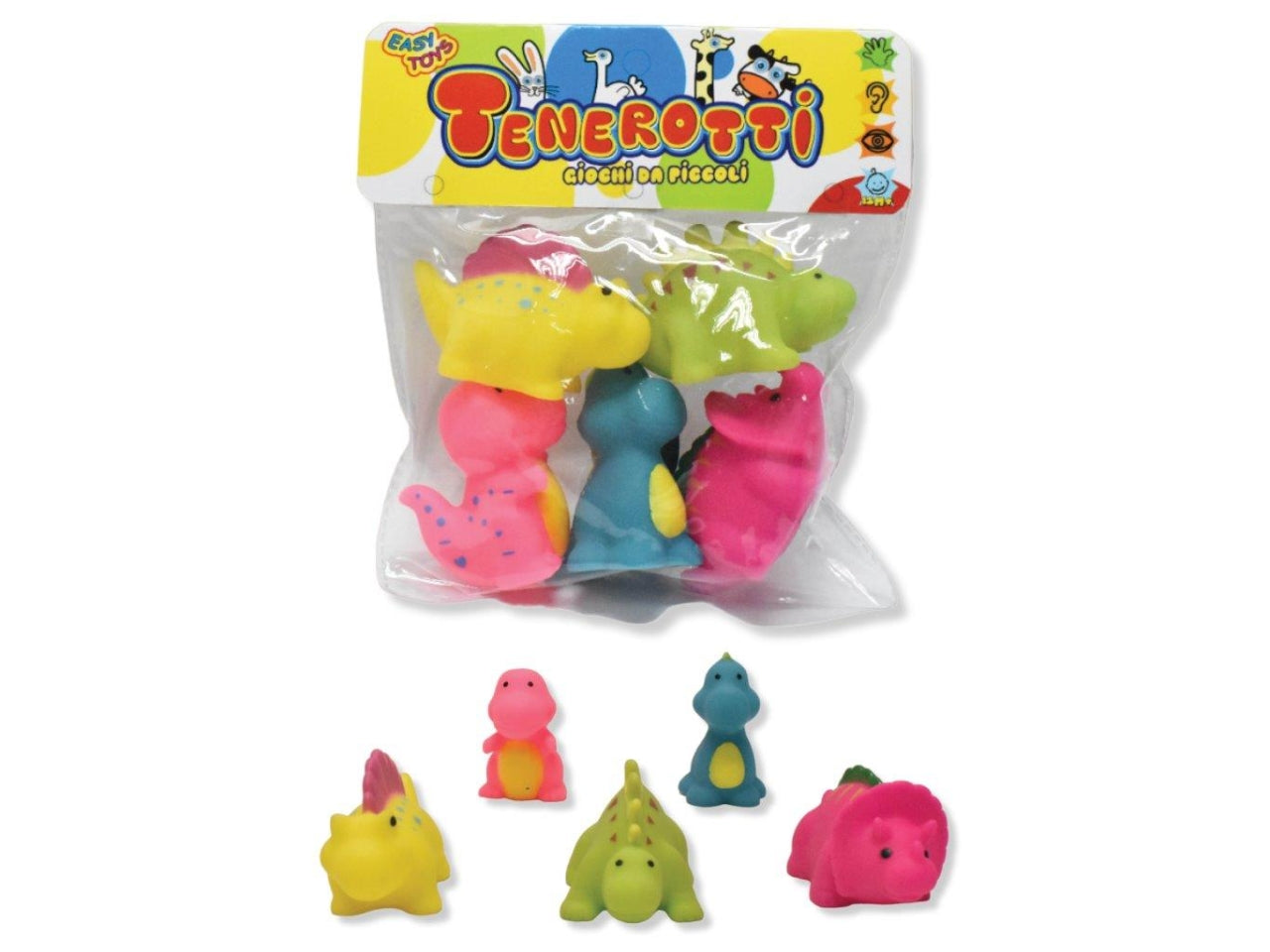 Tenerotti dinosauri - confezione da 5 tenerotti