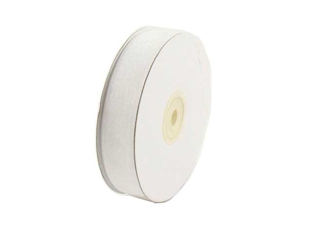 Nastro organza 20mm. 50mt. bianco e2001