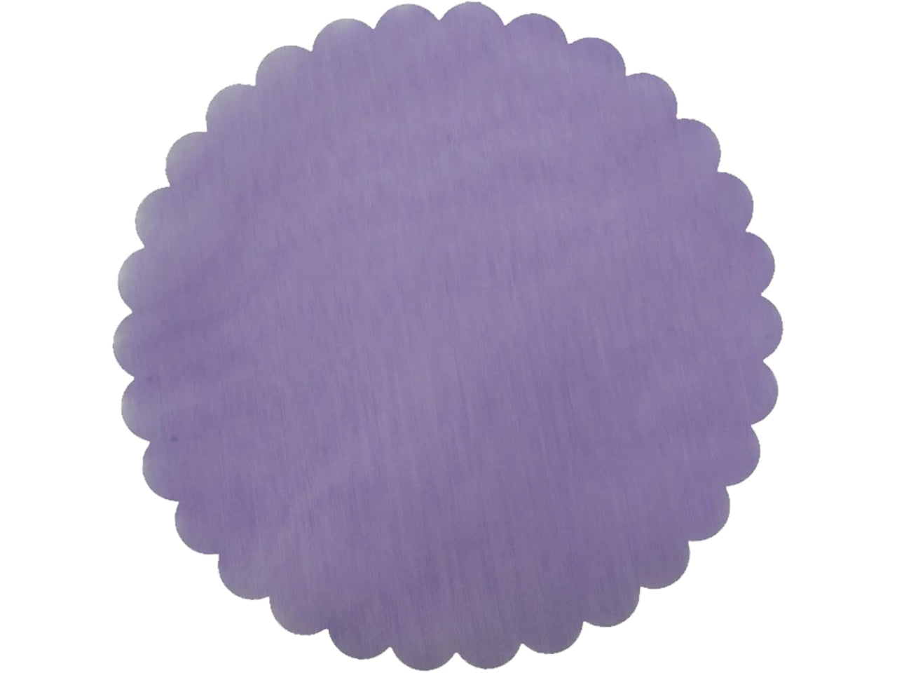 Velo fiore misura d.24cm colore lilla - la confezione comprende 50 veli
