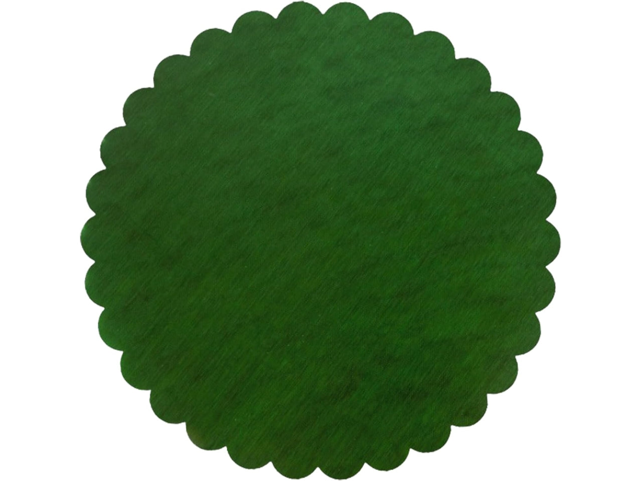 Velo fiore misura d.24cm colore verde - la confezione comprende 50 veli