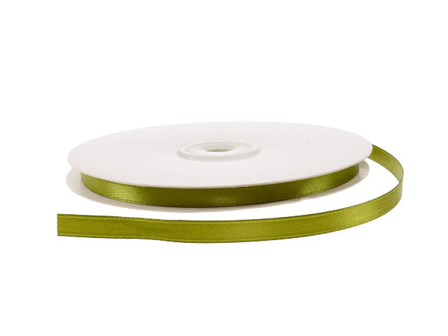 Doppio raso verde 6mm.50mt. d0607