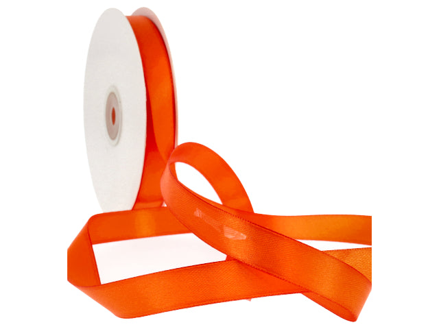 Doppio raso arancione brill.15mm.50mt. d1514