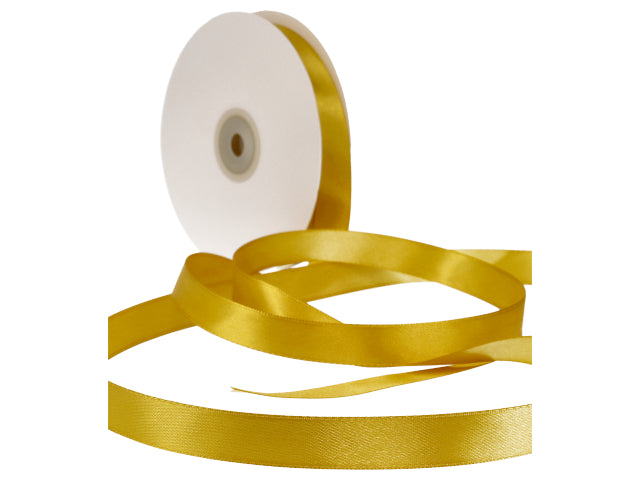 Nastro doppio raso colore oro misura 15mmx50mt