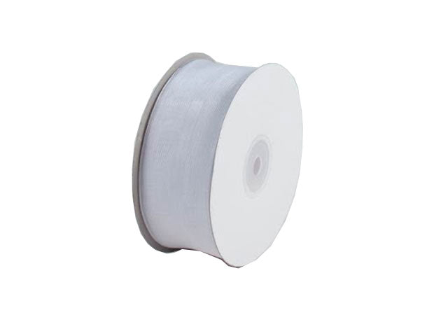 Nastro organza 40mm. 50mt. bianco e4001