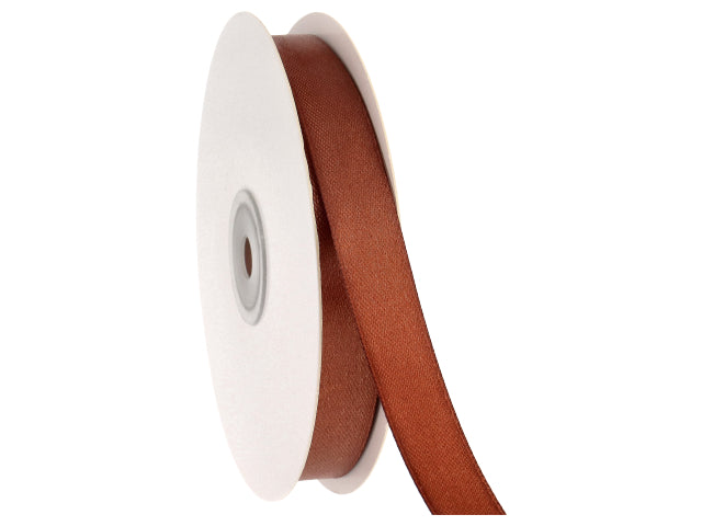 Doppio raso marrone scuro 15mm 50mt.d1505