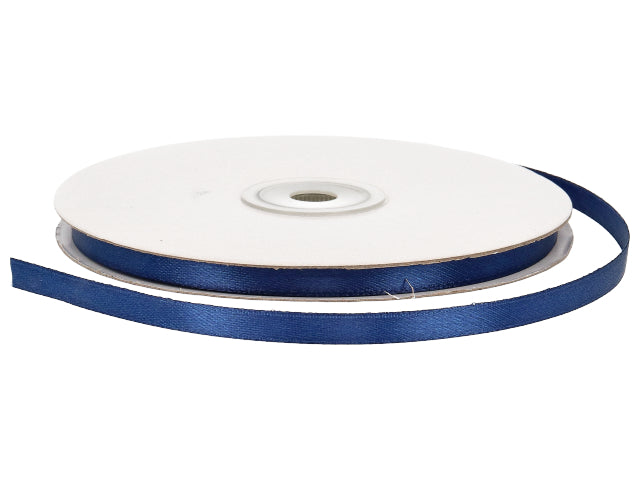 Doppio raso blu 6mm 50mt. d0619