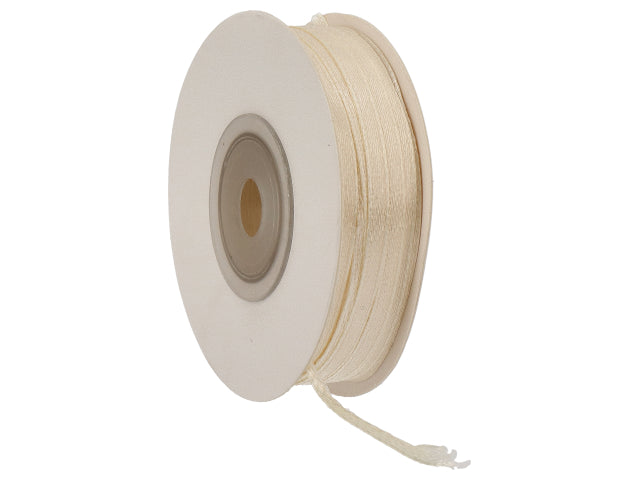 Doppio raso avorio 3mm 50mt. d0302