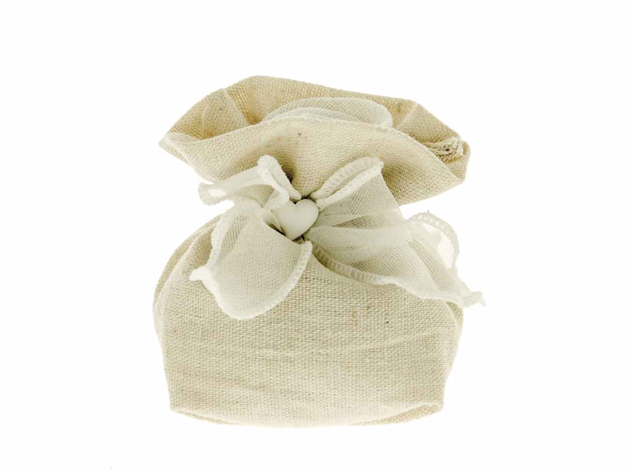 Rosita sacchetto quadro bianco 11cm c2414