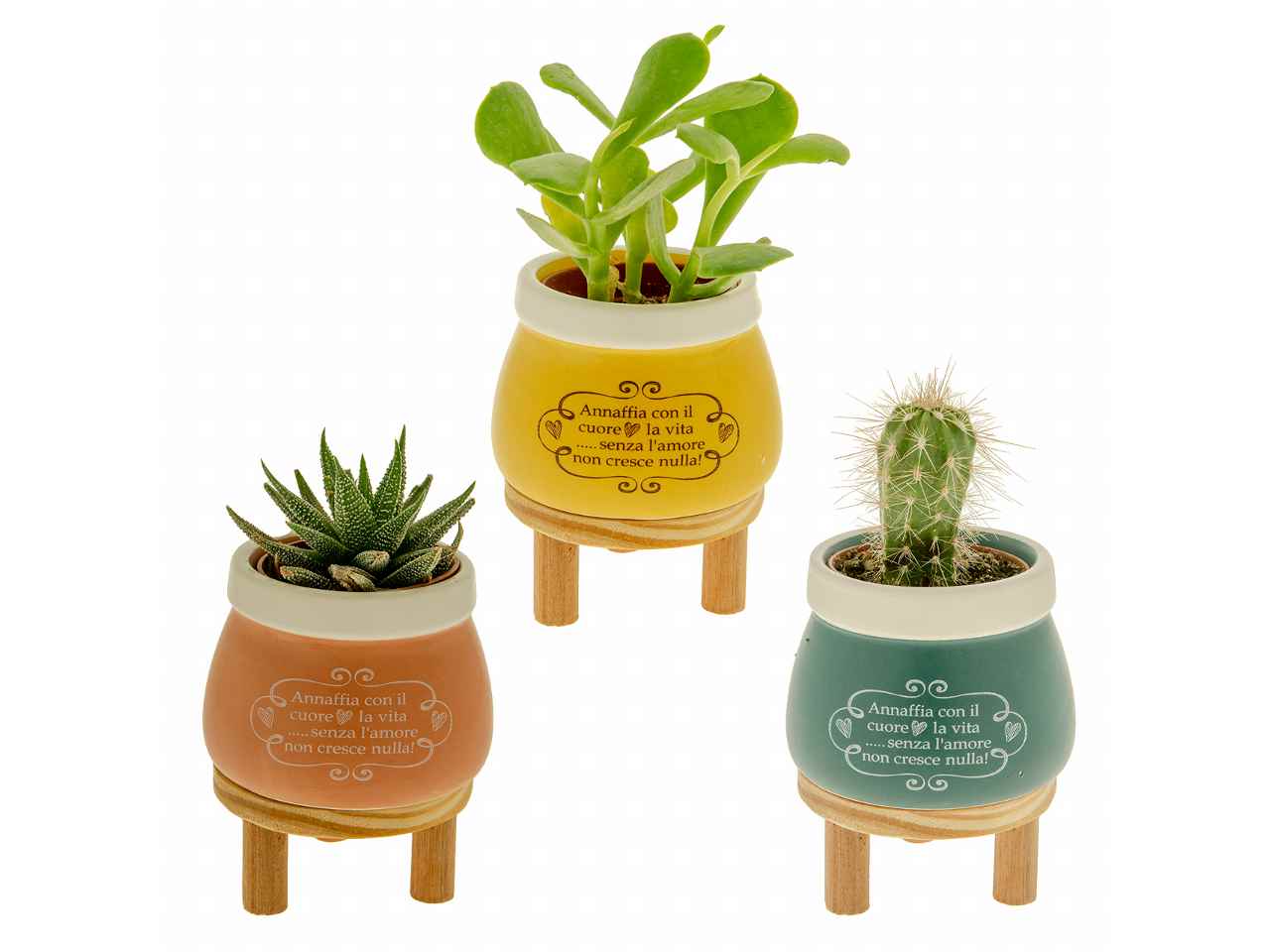 Porta piante nuvola 3 assortimenti 8xh10cm