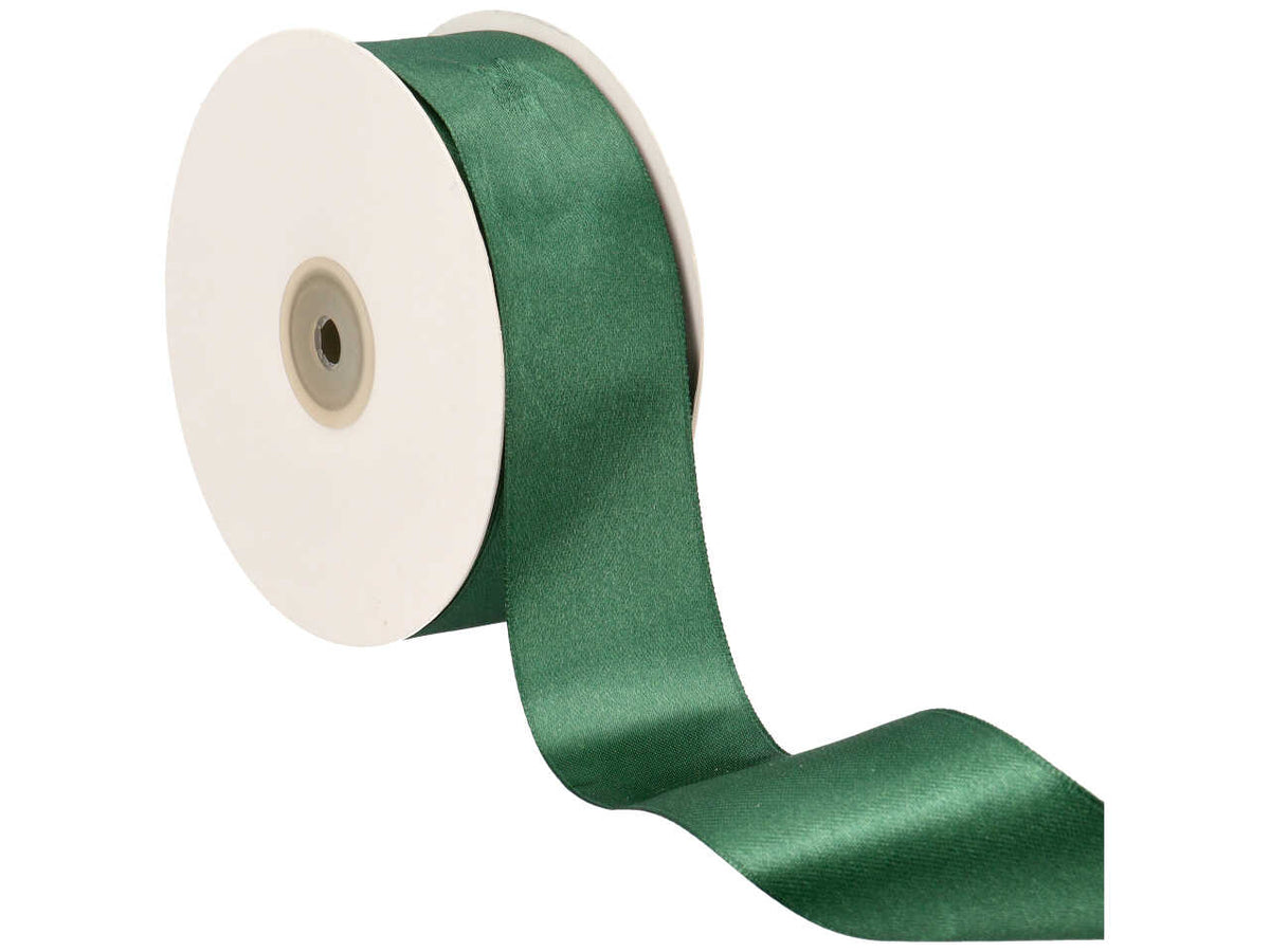 NASTRO DOPPIO RASO VERDE SMERALDO 40MMX50MT