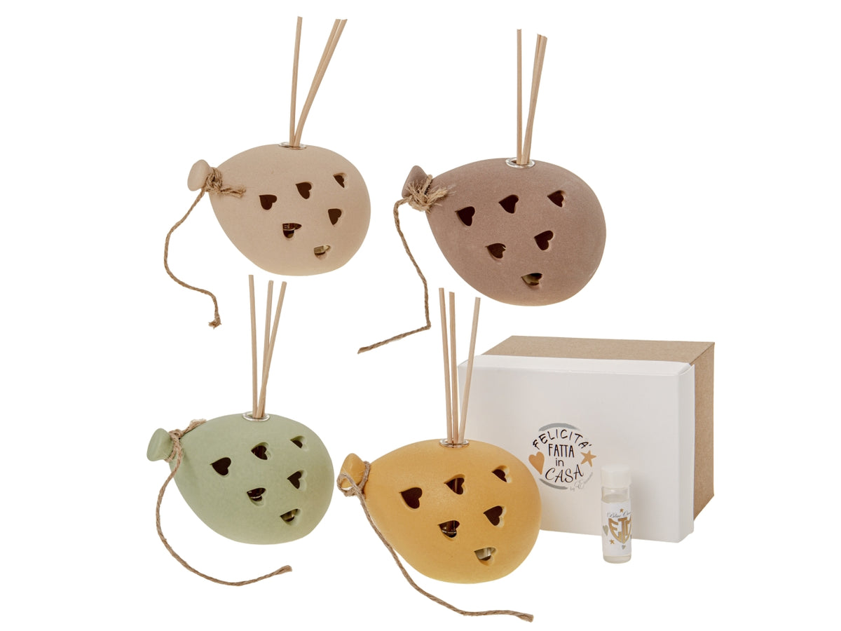 Terra balloon difusore con led misura 11xh7cm in 4 assortimenti