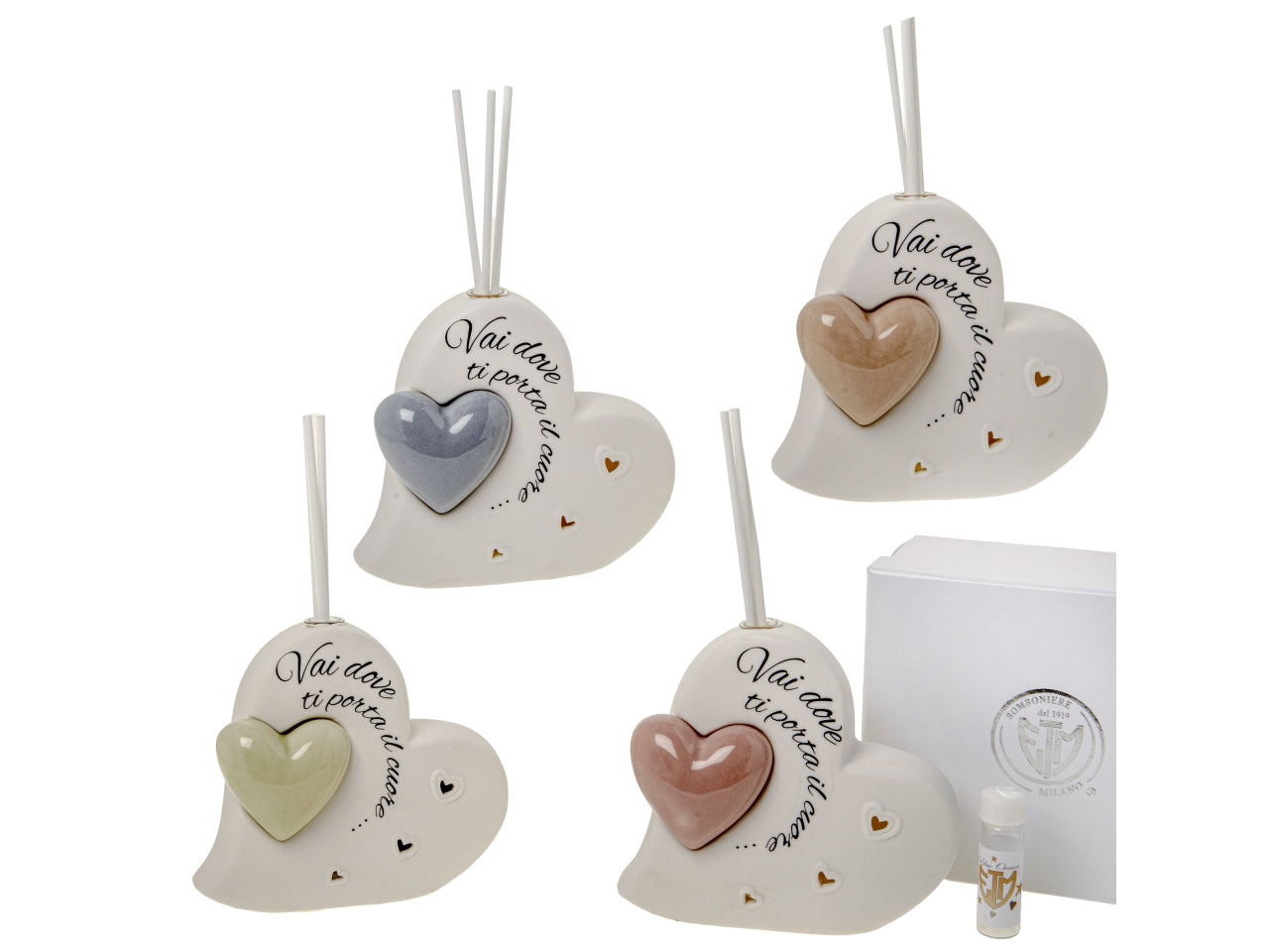 Vai diffusore con led misura 12cm in 4 assortimenti