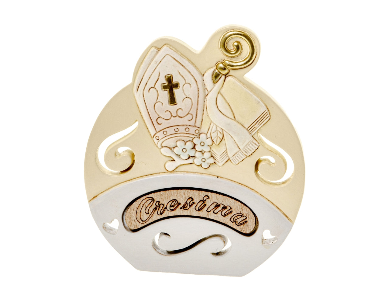 Corona icona per cresima misura h.12cm