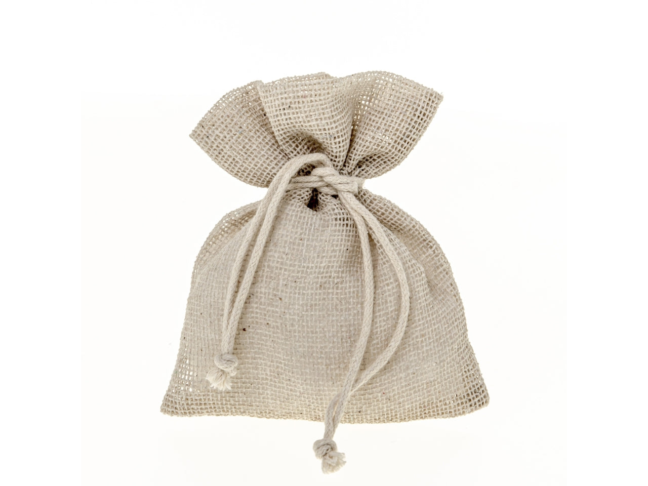 Sacchetto in poliestere naturale misura 10x12cm