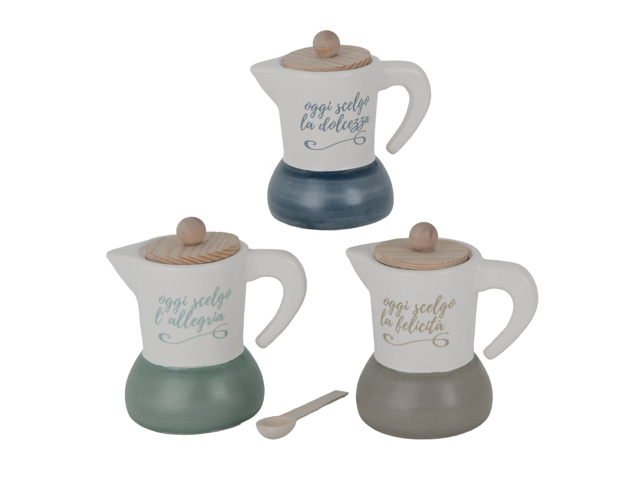 Dolce zuccheriera 9,5xh.10cm 3 assortimenti