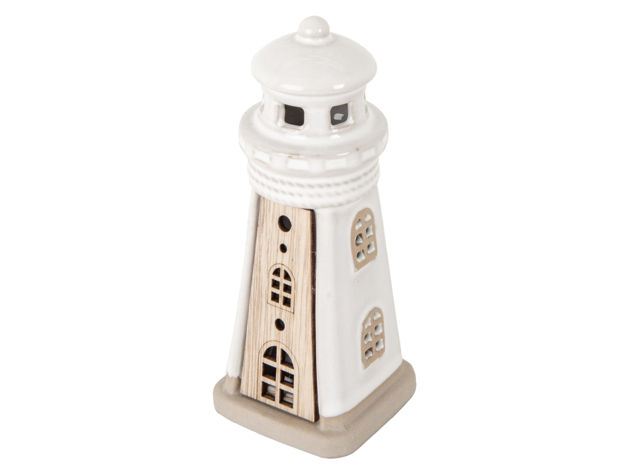 Wood faro led h.14cm
