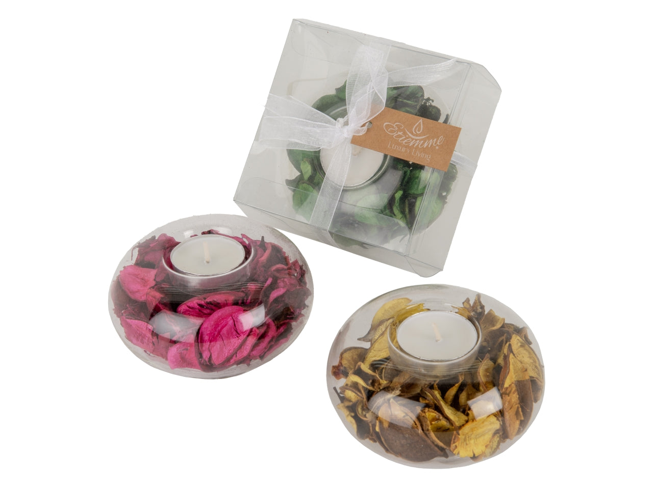 Bubble candela poutpourri d.10xh.63cm assortimenti