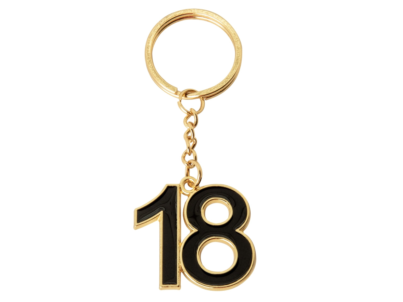 Zama portachiave 18esimo nero 3,5cm