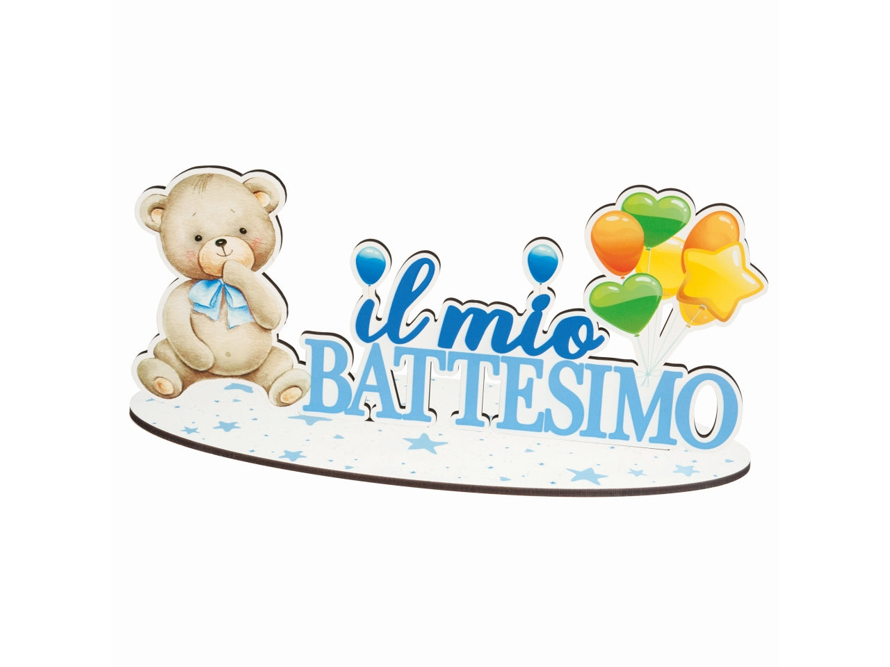 Party battesimo cielo 35xh.16cm