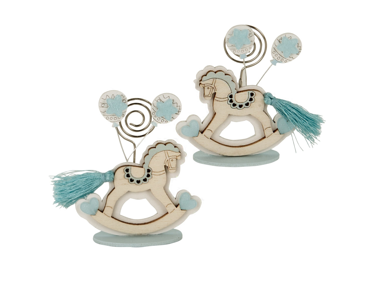 Cavallino clip cielo 8cm 2 assortimenti