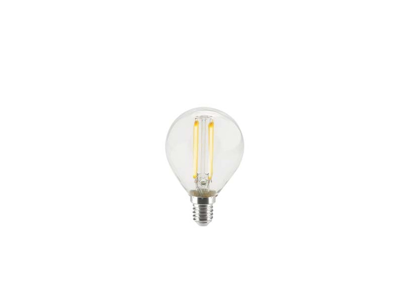 Lampada Led 6W E14 bianco caldo a sfera - Fai srl