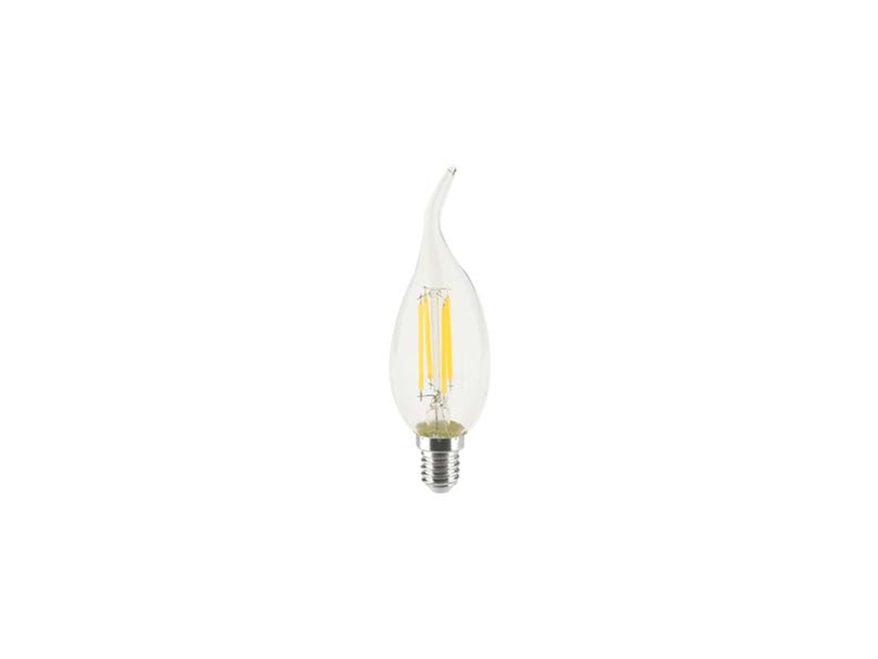 Lampada Led 6W E14 bianco caldo a colpo di vento - Fai Srl