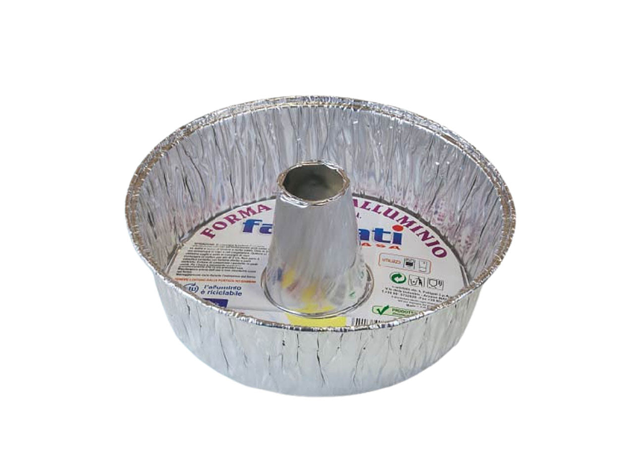 Forma baba' alluminio 19,8x6cm 27640