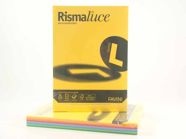 Risma fogli A4 Favini in colore assortiti 210x297mm 200gr