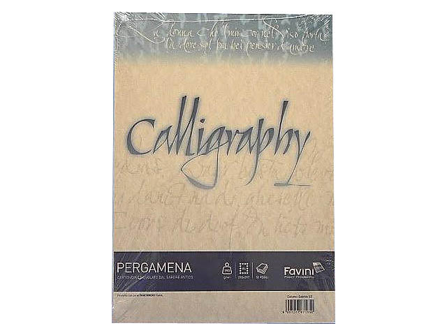 Carta pergamena Favini in carta sabbia 190gr A4
