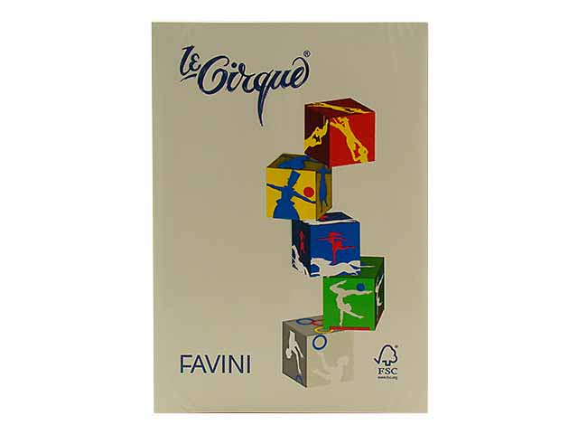 Risma fogli A4 Favini in colore avorio 210x297mm 80gr