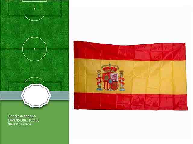 Bandiera spagna + asta
