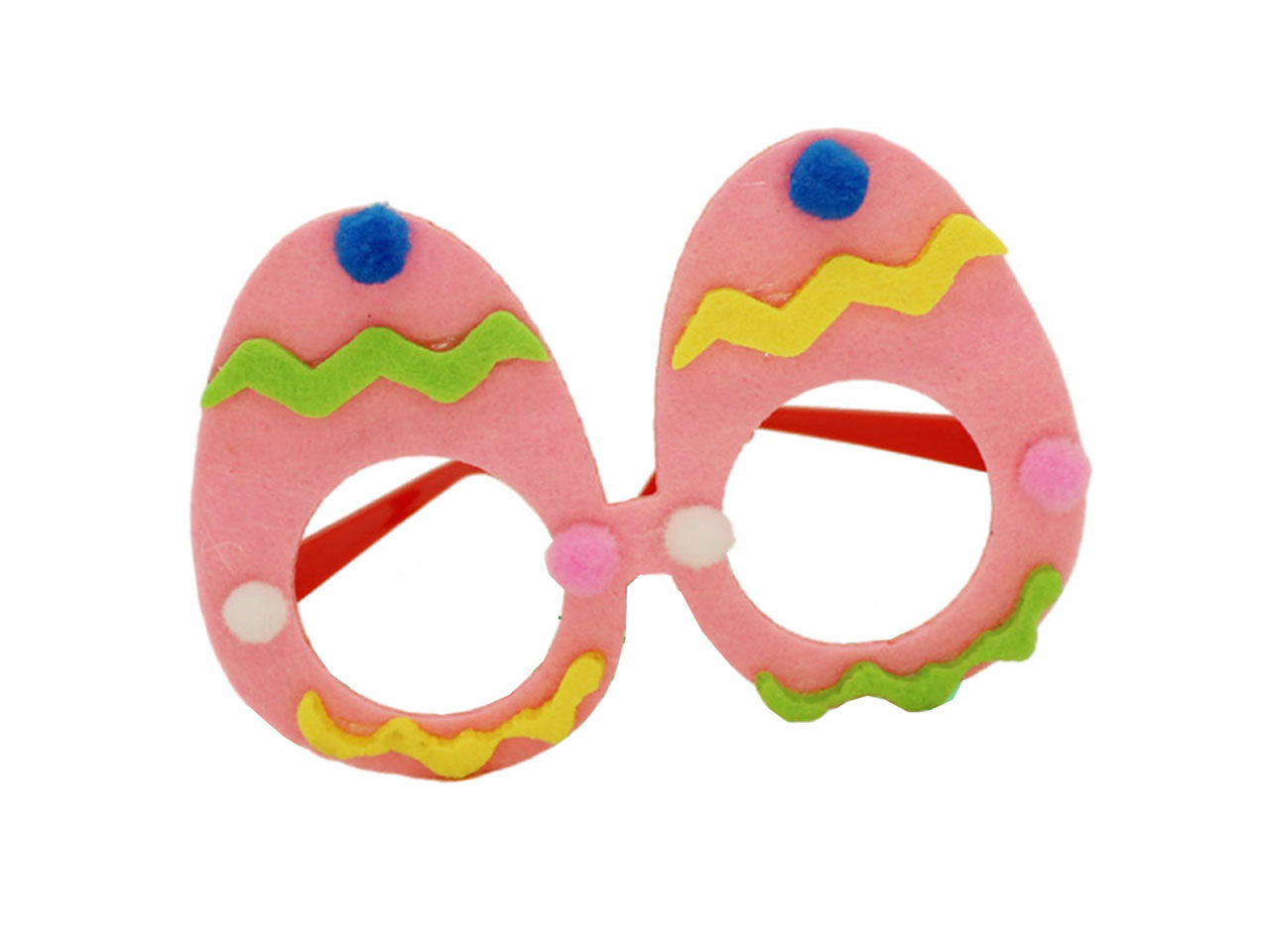 Occhiali con decorazione pasquale  14cm disponibili in diversi assortimenti