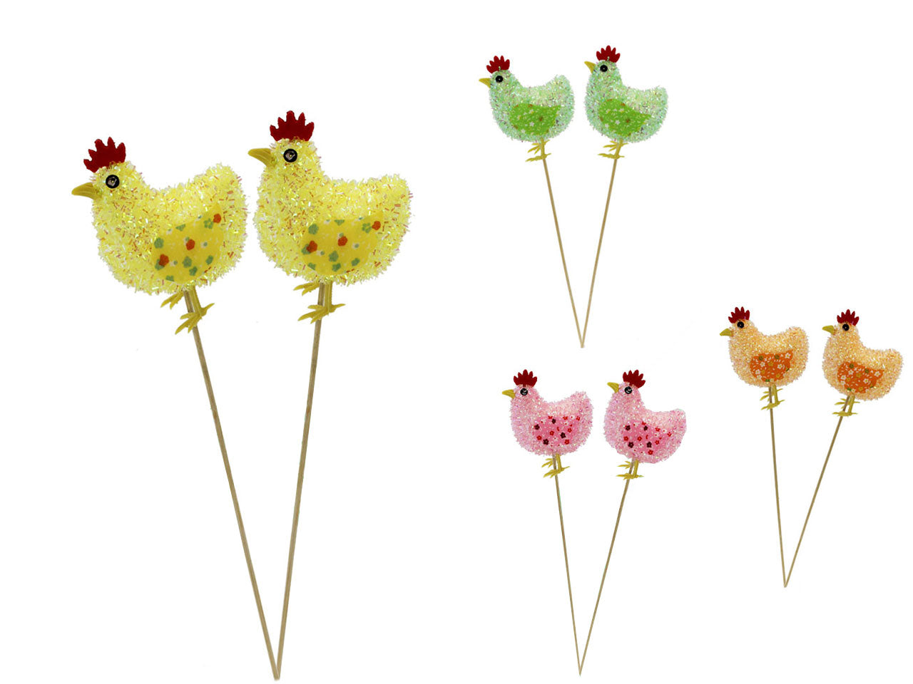 Spillone galline 7cm 2pz