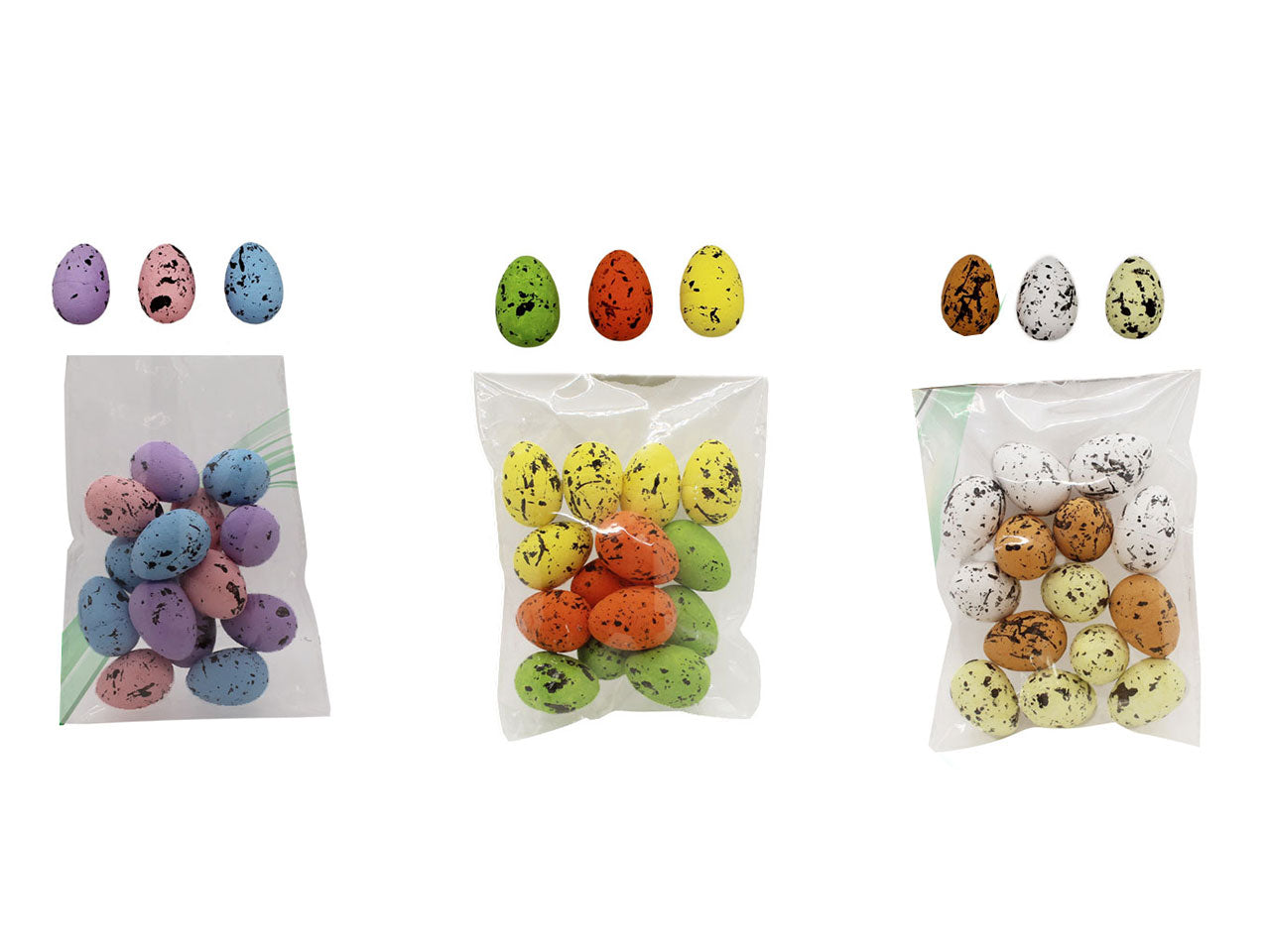 Uovo in polistirolo 2,5x3,5cm 14pz