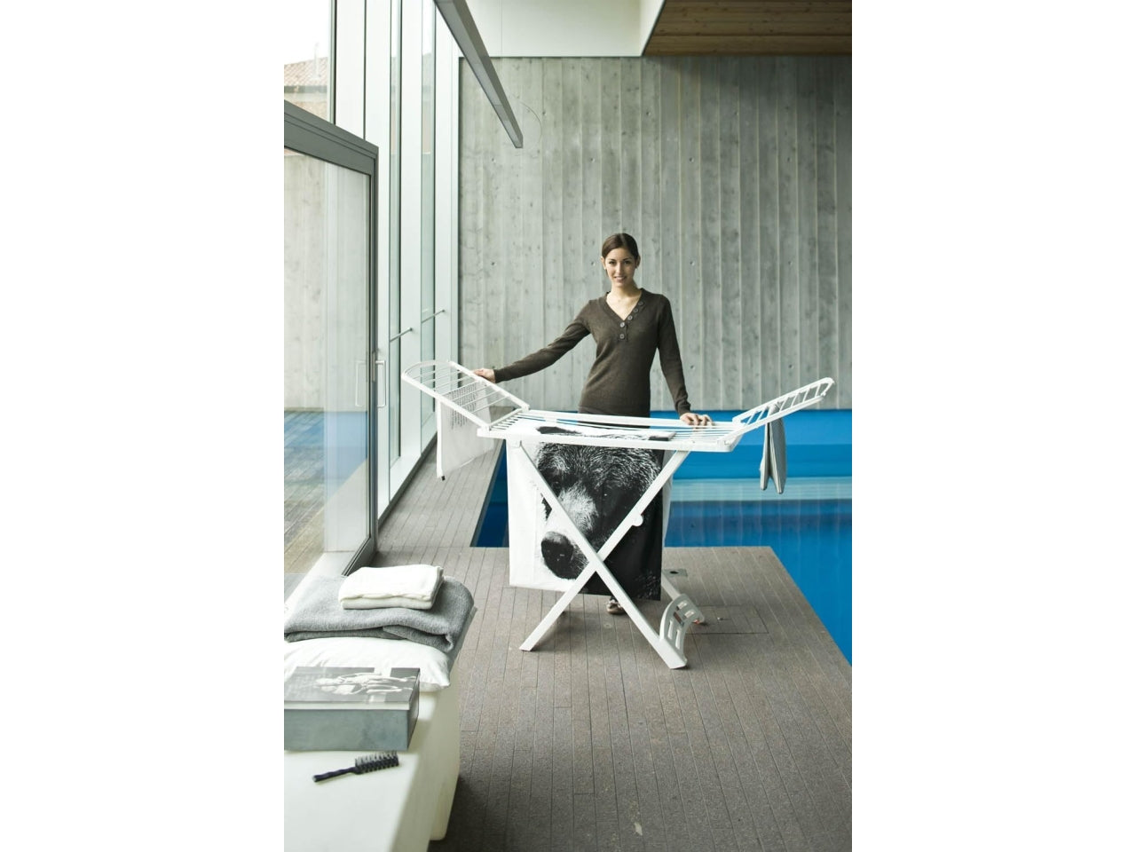 Stendino Vileda Zaffiro spazio di stenditura 20mt, in & out