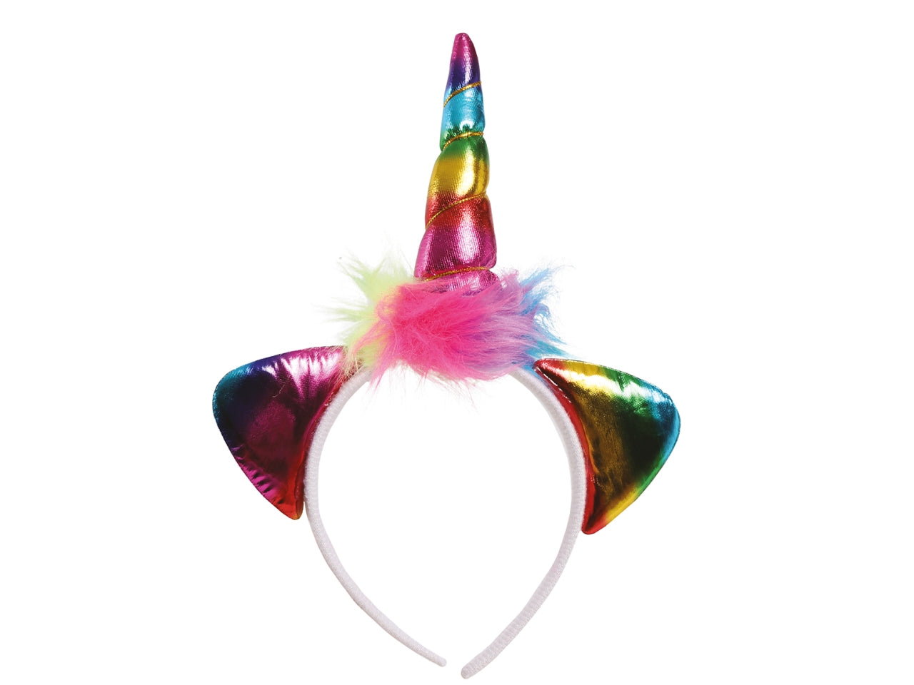Cerchietto unicorno multicolore