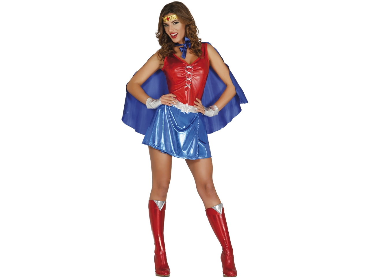 Costume adulto power woman taglia M
