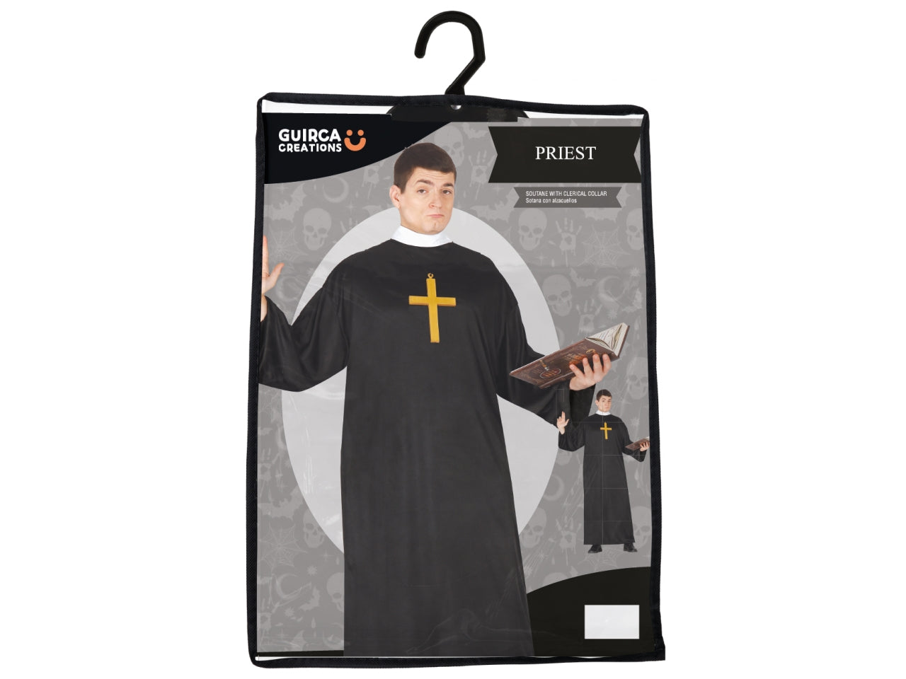 Costume adulto prete taglia M 48-50