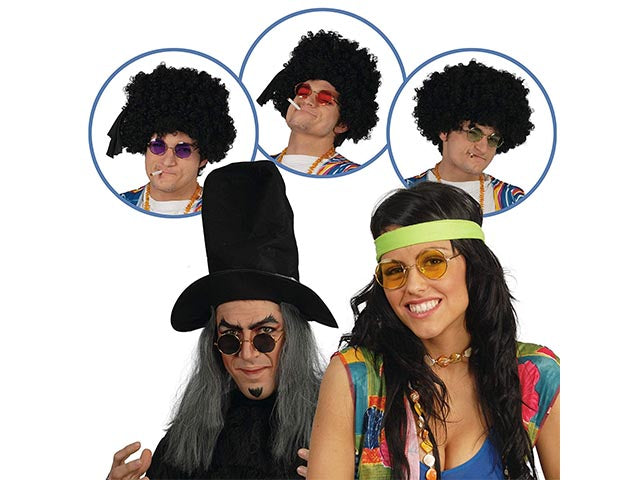 Occhiali da hippie in colori assortiti