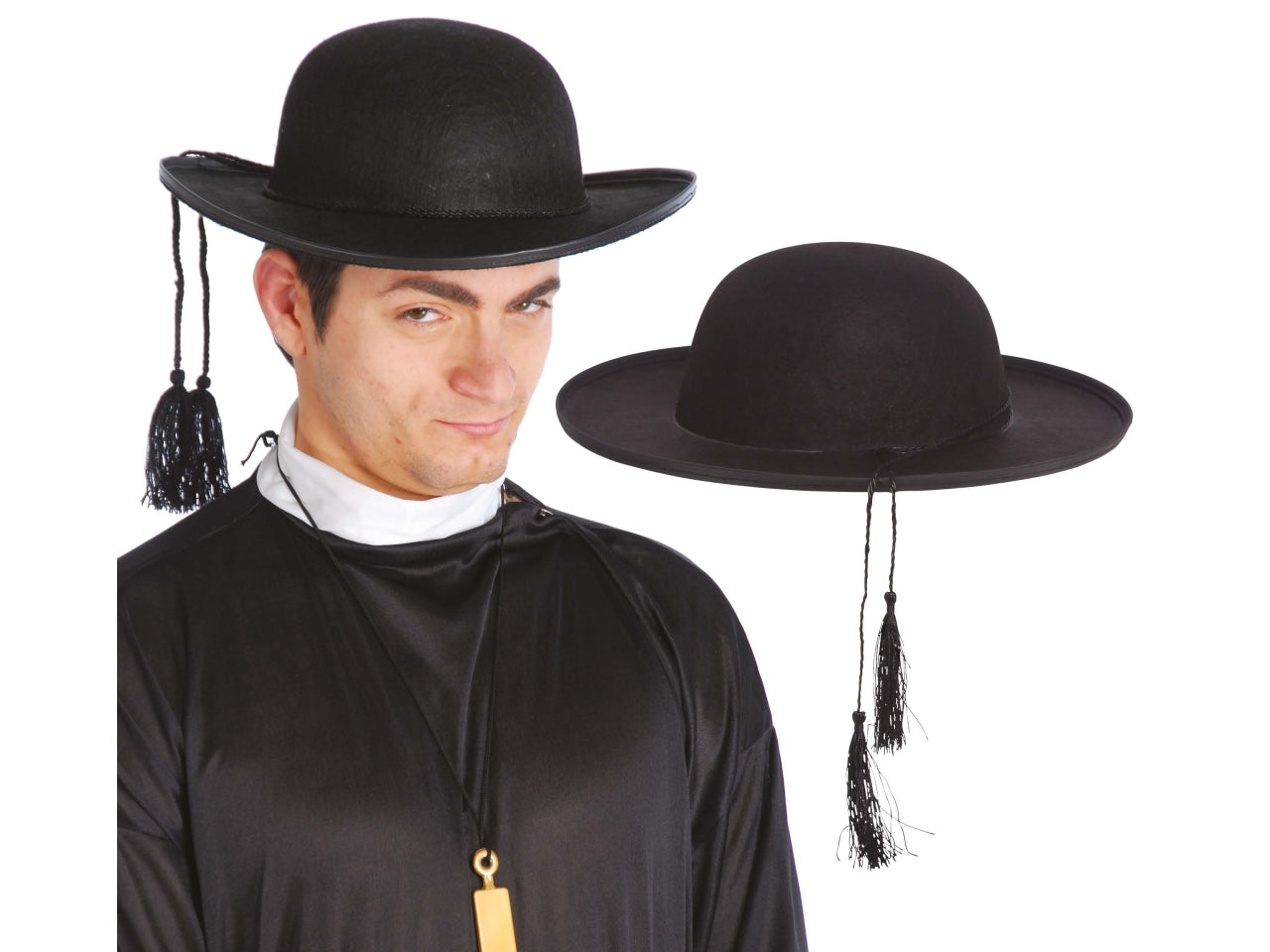 Cappello da prete in feltro