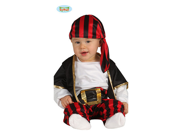 Costume da pirata baby taglia 12-18 mesi